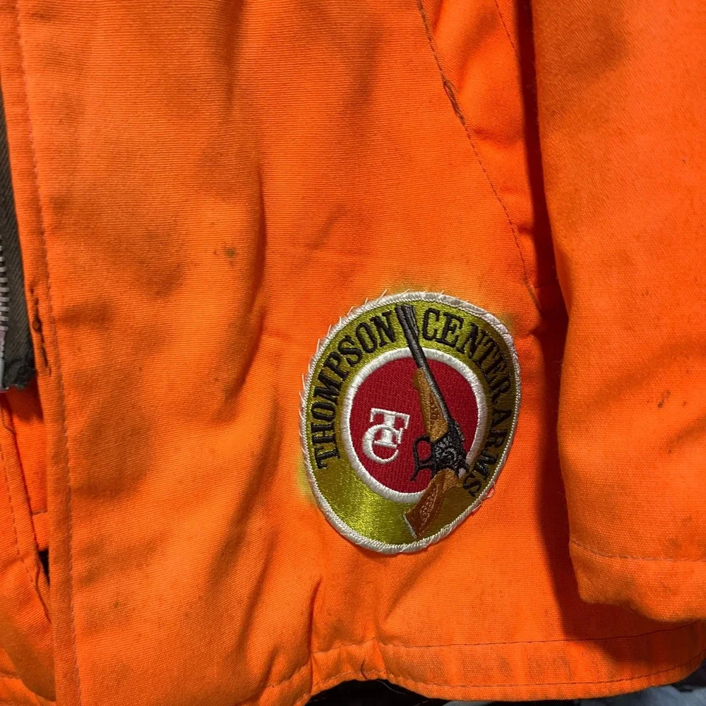 Vintage The Hunter Jacket Mens Large Orange USA Colt Python‎ NRA Championship